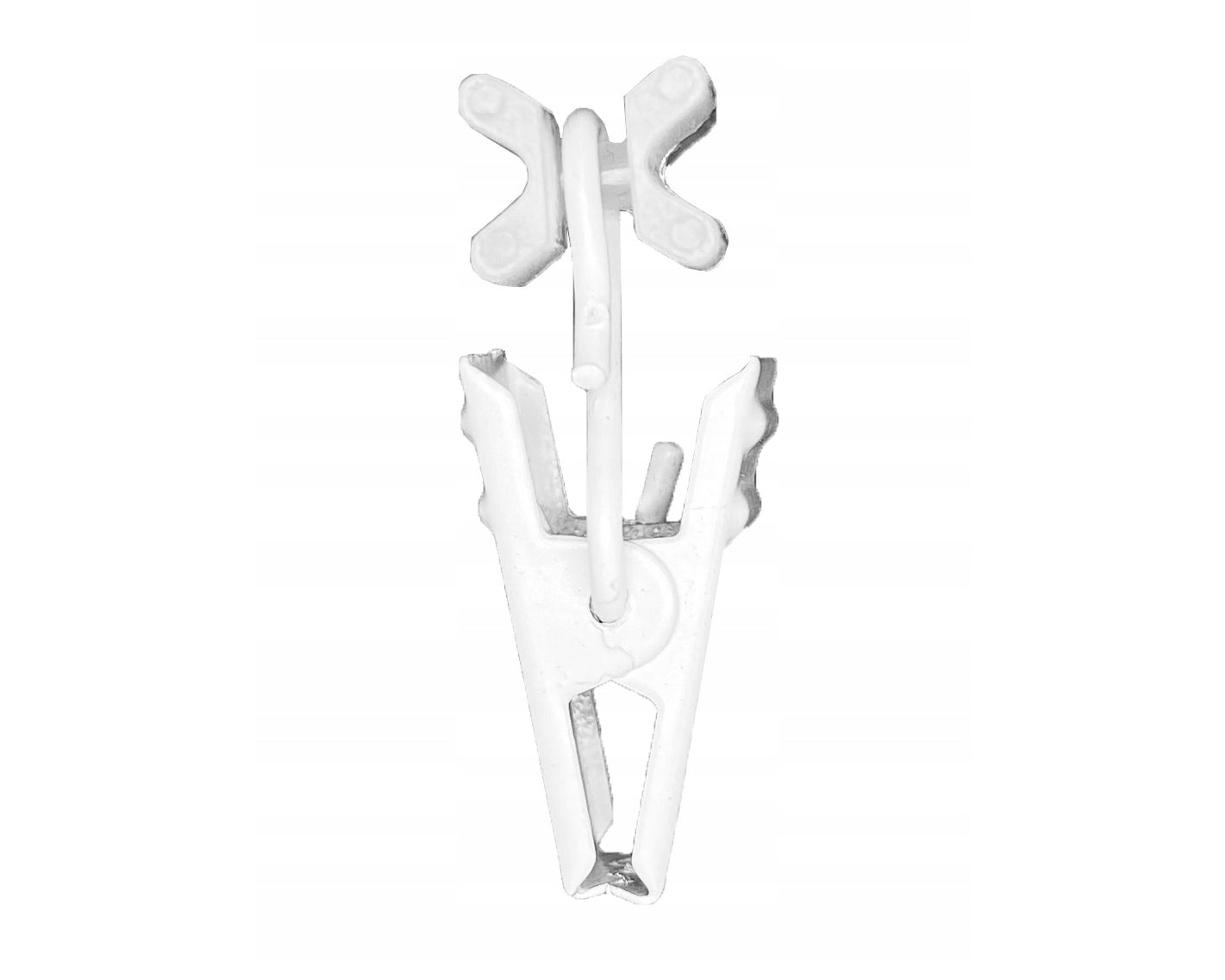 Żabki na Ślizgu do Szyn Aluminiowych Białe 10 szt.