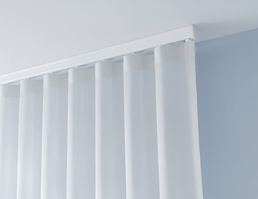 Karnisz Sufitowy Aluminiowy MMS system WAVE FALA biała