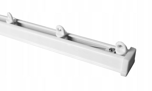 Karnisz fala biały 400 cm - szyna sufitowa aluminiowa MMS